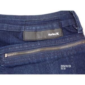 Hurley 90x Legging Jeans Women's Size 9 Dark Wash Skinny Denim Zip Back Pockets